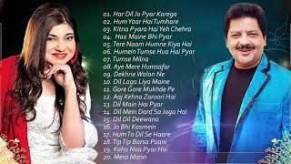 super Htis Bollywood Songs Udit Narayan & Alka Yagnik Evergreen romantic songs  Awesome Duets JUKEBO