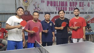 PINGPONG || PORLIMA CUPKe- 4 || JUARA 5 & 6 || Tofa + Der vs Mari + Nov