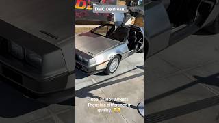 DMC DeLorean real vs Hot Wheels