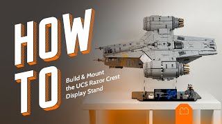 How To Build & Mount The LEGO UCS Razor Crest Display Stand