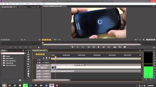 Basic Editing on Adobe Premiere Pro CS6