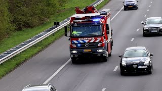 Brandweer, Transplantatieteam en Ambulances met spoed in Maastricht