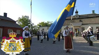 Kronprinsessan delade ut fanor till föreningar