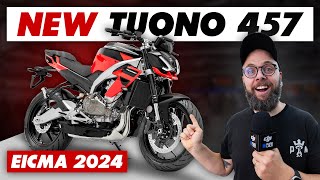 New 2025 Aprilia Tuono 457 Announced: Everything You Need To Know @ EICMA 2024