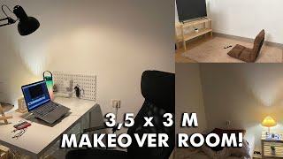 aesthetic room makeover | minimalist, pinterest and japanese style inspired