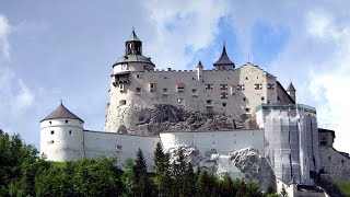 Burg "HOHENWERFEN" Imposante Wehrburg aus dem /11Jahrhundert/ Salzburgerland Österreich /Austria/ 4K