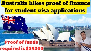 Australia hikes proof of finance for student visa applications🇦🇺