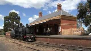 Australian Steam Trains: Steamrail's K190 ventures to Maldon