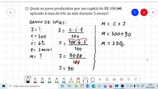 JUROS SIMPLES - COMO CALCULAR?