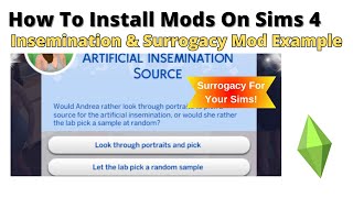 How To Install Insemination & Surrogacy Mod For Sims 4 | 2024