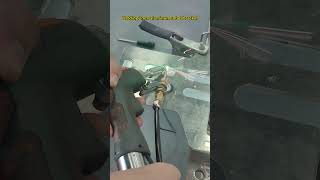 A handheld laser welder that can be used without experience, welding 2mm aluminum robot brackets