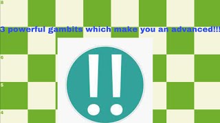 3 powerful gambits in chess | win every single game using these gambits