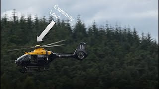 This training Helicopter does a super low pass!