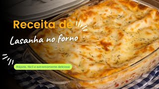 Lasanha no forno