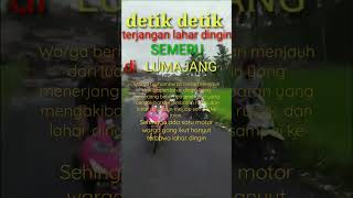 detik detik banjir lahar dingin semeru di lumajang #shorts #shortsfeed