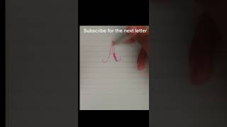 Easy Faux Calligraphy!| #shorts  #calligraphy #style  #lettering #art #satisfying  #shorts