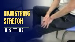 Seated Hamstring Stretch