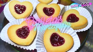 COMO 😱HACER GALLETAS DE MANTEQUILLA CASERAS 🧈♥ FÁCIL Y RÁPIDO