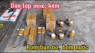 Bơm bùn ao, dàn láp inox máy xăng các loại lh 0376.224.169 hoặc zalo e bằng