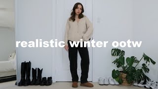 winter 2022 outfits of the week (casual and realistic)