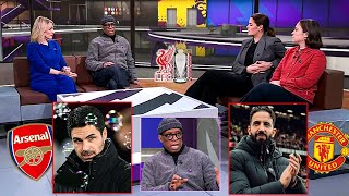 Arsenal vs Man United 🔥 Mikel Arteta fight to chasing Liverpool in Title Race & Ian Wright Reaction