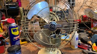 Antique GE 8” Ivory Vortalex Fan