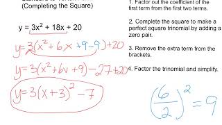 20.3.3 Completing the Square