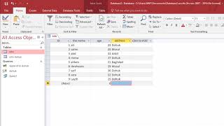 Lec 13 Query type  make table append crosstab delet  انواع الاستعلام