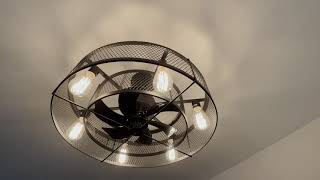 WS-FPZ17-60B | Farmhouse Ceiling Fan | Depuley Famous Fan | 26 in | Indoor Outdoor | Customer Video