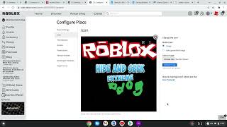 how to to create icon and thumbnail roblox chromebook