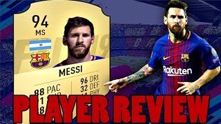 FIFA 19: LIONEL MESSI | PLAYER REVIEW |  FIFA ULTIMATE TEAM ( DEUTSCH )