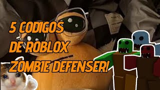 5 CODIGOS NUEVOS EN ZOMBIE DEFENSER ! - ft BloxiRBLX