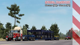 ATS | Special Transport | Socorro (NM) - Tucson (AZ) | Freightliner FLC (6x4) | Timelapse