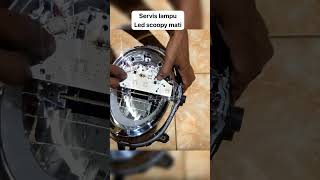 Servis lampu led scoopy mati #otomotif