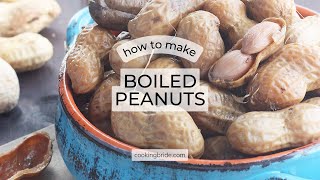 How to Make Boiled Peanuts