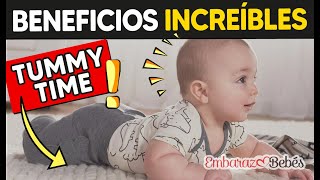 👇🏼😉 TUMMY TIME: Pon a tu BEBÉ BOCA ABAJO: Razones y beneficios