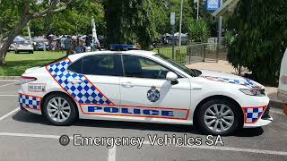 Queensland Police Service Toyota Camry Hybrid at Port Douglas police station