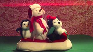 Hallmark Singing Snowman, Puppy and Penguin