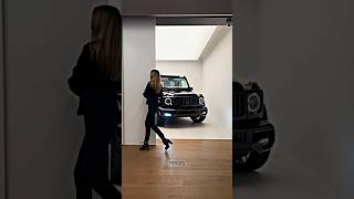 black g wagon beast 💸⚜️ black g63 amg revealed by girl 🤩#gwagon #g63 #mercedesgwagon #mercedes