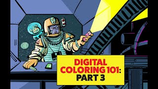 Digital Coloring Techniques in Photoshop: Part 3:  Adding Effects