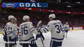 Toronto Maple Leafs Goals Vs Capitals Oct 24th 2023