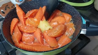 САМЫЙ БЮДЖЕТНЫЙ ГАРНИР ЗА 100 РУБ//ТАКОЙ ВКУСНОЙ МОРКОВИ ВЫ ТОЧНО НЕ ЕЛИ//КАРАМЕЛИЗИРОВАННАЯ МОРКОВЬ