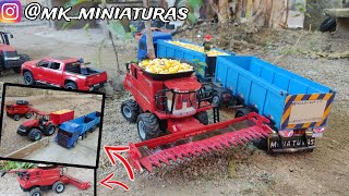 colheita do milho no 2° talhão🚜🌽🌽#miniaturas #agriculture #caminhão #brinquedos #usualbrinquedos