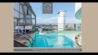 Attico e superattico con terrazzo e piscina privata