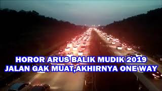 Penampakan One Way Mudik Lebaran Arus Balik Jalan Tol Cipali