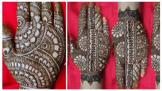 Best 2 Very Easy Hatheli Ki Mehndi Design।।Simple Hand Mehandi Design