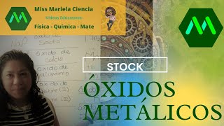 OXIDOS METÁLICOS: NOMENCLATURA STOCK