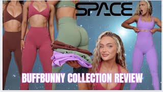 Buffbunny Collection SPACE launch Try on haul Review | New Fall Activewear, nonscrunch leggings??