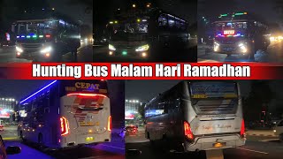 Gelap - Gelapan 🔥🔥 Hunting Bus Malam Hari di Pintu Keluar Bungurasih - Ada Apa Aja ??