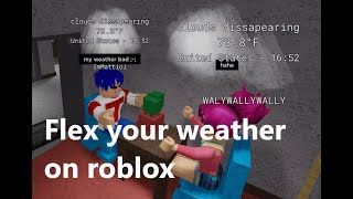 This Roblox game knows your weather status...